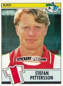 Sticker Stefan Pettersson - Voetbal 1990-1991 - Panini