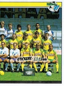 Sticker Elftal (puzzle 2) - Voetbal 1990-1991 - Panini