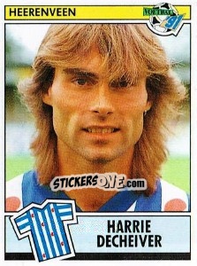 Cromo Harrie Decheiver - Voetbal 1990-1991 - Panini