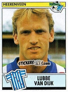 Sticker Lubbe van Dijk - Voetbal 1990-1991 n. 97 - Panini