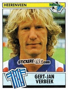 Figurina Gert-Jan Verbeek - Voetbal 1990-1991 - Panini
