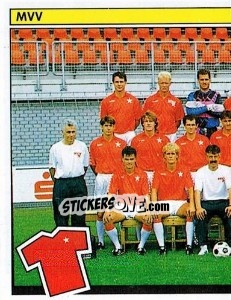 Sticker Elftal (puzzle 1) - Voetbal 1990-1991 n. 113 - Panini