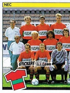 Sticker Elftal (puzzle 1) - Voetbal 1990-1991 n. 127 - Panini