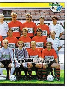 Sticker Elftal (puzzle 2) - Voetbal 1990-1991 - Panini
