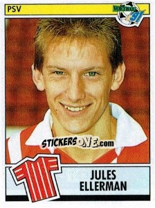 Sticker Jules Ellerman - Voetbal 1990-1991 n. 143 - Panini