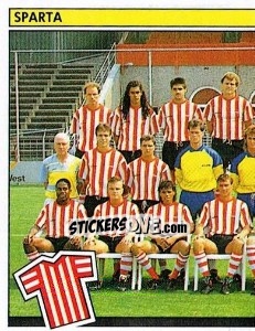 Sticker Elftal (puzzle 1) - Voetbal 1990-1991 n. 182 - Panini