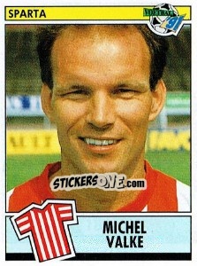 Sticker Michel Valke - Voetbal 1990-1991 n. 189 - Panini