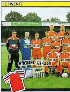 Sticker Elftal (puzzle 1) - Voetbal 1990-1991 n. 215 - Panini