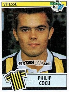 Sticker Phillip Cocu - Voetbal 1990-1991 n. 258 - Panini