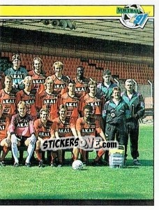Sticker Elftal Excelsior (puzzle 2) - Voetbal 1990-1991 - Panini