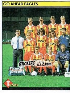 Figurina Elftal Go Ahead Eagles (puzzle 1) - Voetbal 1990-1991 - Panini