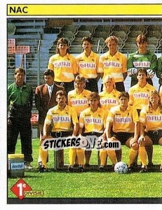 Sticker Elftal NAC (puzzle 1) - Voetbal 1990-1991 n. 315 - Panini