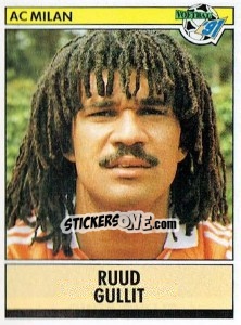 Figurina Ruud Gullit - Voetbal 1990-1991 - Panini