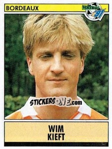 Sticker Wim Kieft - Voetbal 1990-1991 - Panini