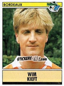 Figurina Wim Kieft - Voetbal 1990-1991 - Panini