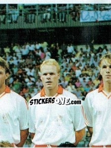 Sticker Elftal Holland (puzzle 2) - Voetbal 1990-1991 - Panini