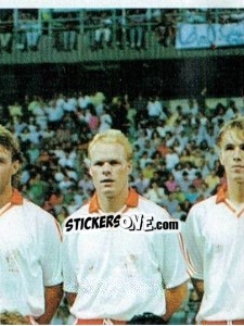 Sticker Elftal Holland (puzzle 2) - Voetbal 1990-1991 n. 354 - Panini