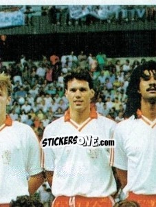 Sticker Elftal Holland (puzzle 3) - Voetbal 1990-1991 - Panini