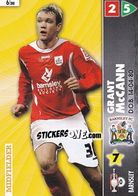 Sticker Grant McCann - Coca-Cola Championship 2006-2007 n. 6 - Panini