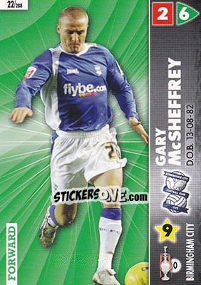 Sticker Gary McSheffrey - Coca-Cola Championship 2006-2007 n. 22 - Panini