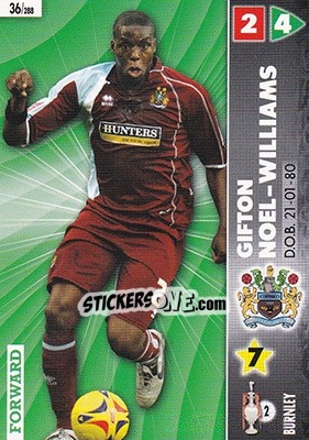 Sticker Gifton Noel-Williams - Coca-Cola Championship 2006-2007 - Panini