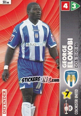 Sticker George Elokobi - Coca-Cola Championship 2006-2007 - Panini