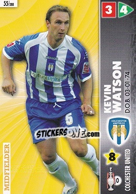 Figurina Kevin Watson - Coca-Cola Championship 2006-2007 - Panini