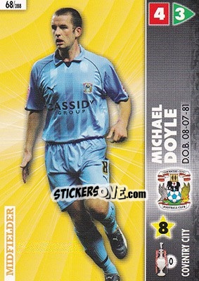 Sticker Michael Doyle - Coca-Cola Championship 2006-2007 n. 68 - Panini