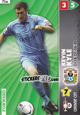 Figurina Kevin Kyle - Coca-Cola Championship 2006-2007 n. 71 - Panini