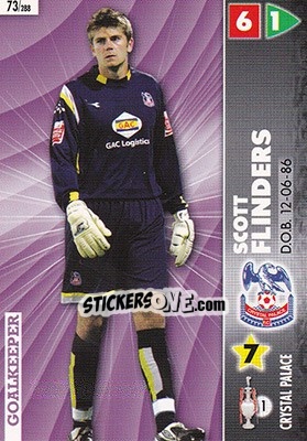Sticker Scott Flinders - Coca-Cola Championship 2006-2007 n. 73 - Panini