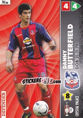 Figurina Danny Butterfield - Coca-Cola Championship 2006-2007 n. 74 - Panini