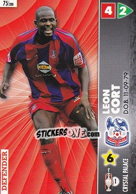 Sticker Leon Cort - Coca-Cola Championship 2006-2007 - Panini