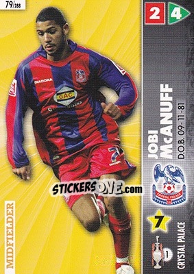 Cromo Jobi McAnuff - Coca-Cola Championship 2006-2007 n. 79 - Panini