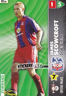 Sticker James Scowcroft - Coca-Cola Championship 2006-2007 n. 82 - Panini