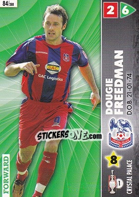 Sticker Dougie Freedman - Coca-Cola Championship 2006-2007 n. 84 - Panini