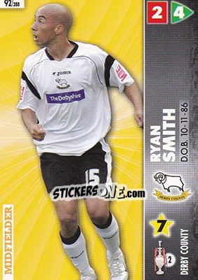 Sticker Ryan Smith - Coca-Cola Championship 2006-2007 n. 92 - Panini