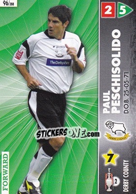 Figurina Paul Peschisolido - Coca-Cola Championship 2006-2007 n. 96 - Panini