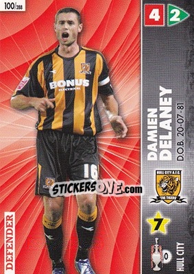 Sticker Damien Delaney - Coca-Cola Championship 2006-2007 - Panini