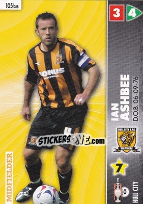 Sticker Ian Ashbee - Coca-Cola Championship 2006-2007 - Panini