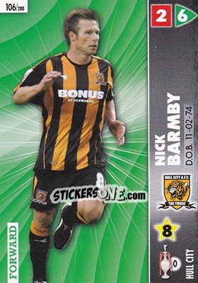 Sticker Nick Barmby - Coca-Cola Championship 2006-2007 n. 106 - Panini