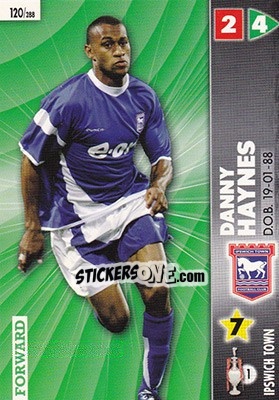 Sticker Danny Haynes - Coca-Cola Championship 2006-2007 n. 120 - Panini