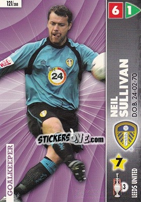 Sticker Neil Sullivan - Coca-Cola Championship 2006-2007 n. 121 - Panini