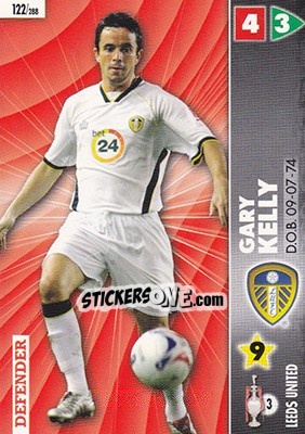 Sticker Gary Kelly - Coca-Cola Championship 2006-2007 n. 122 - Panini