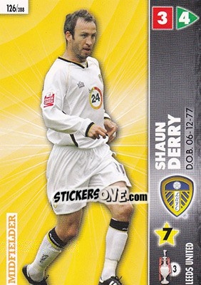 Sticker Shaun Derry - Coca-Cola Championship 2006-2007 n. 126 - Panini