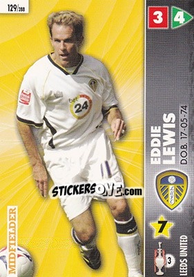 Sticker Eddie Lewis - Coca-Cola Championship 2006-2007 n. 129 - Panini