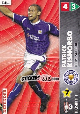 Sticker Patrick Kisnorbo - Coca-Cola Championship 2006-2007 n. 134 - Panini