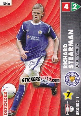 Cromo Richard Stearman - Coca-Cola Championship 2006-2007 n. 136 - Panini