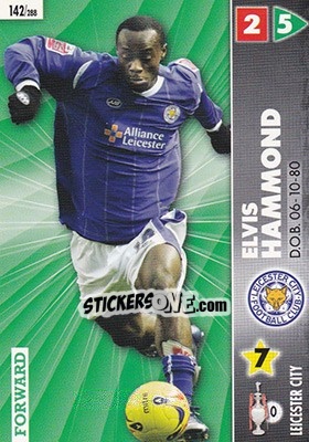 Sticker Elvis Hammond - Coca-Cola Championship 2006-2007 n. 142 - Panini