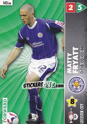Cromo Matty Fryatt - Coca-Cola Championship 2006-2007 n. 143 - Panini