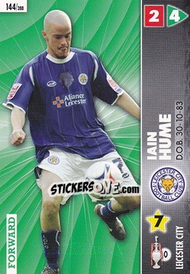 Cromo Iain Hume - Coca-Cola Championship 2006-2007 - Panini